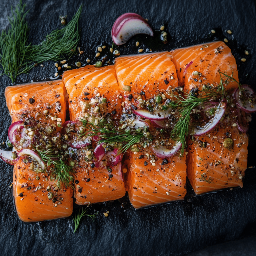 Enbärsgravad lax