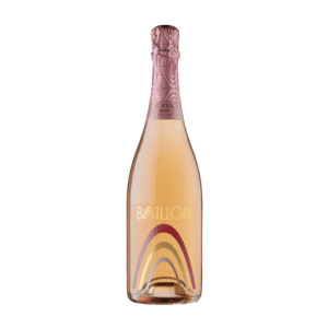 Batllori Brut Rosé 2020 flaska mousserande rosevin med etikett