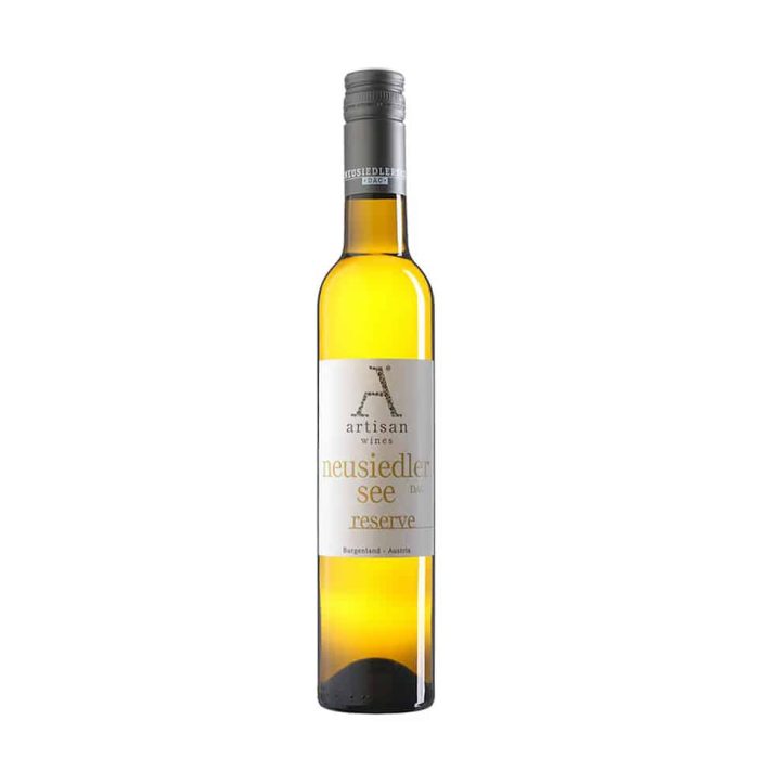 Artisan Neusiedlersee Dac Beerenauslese 2019 vitvinsflaska med etikett