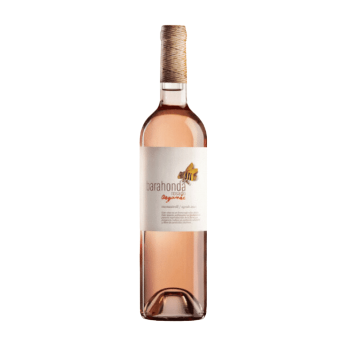 Barahonda Rosé Organic rosevinflaska med etikett