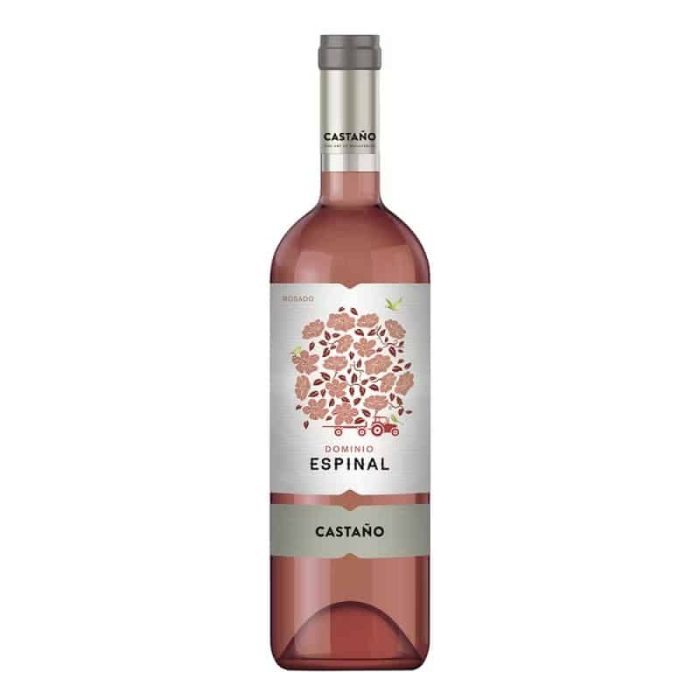 Bodegas Castaño Dominio Espinal Rosado 2021 rosevinsflaska med etikett