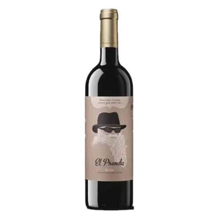 Bodegas Penafiel El Prenda The Dude Crianza 2019 rödvinsflaska med etikett