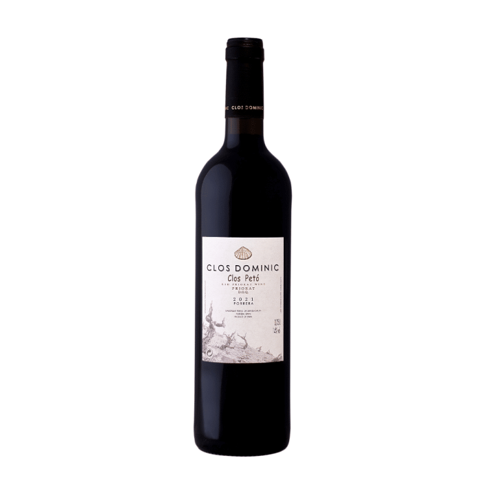 Flaska av Clos Dominic Clos Petó 2021 från Priorat DOQ