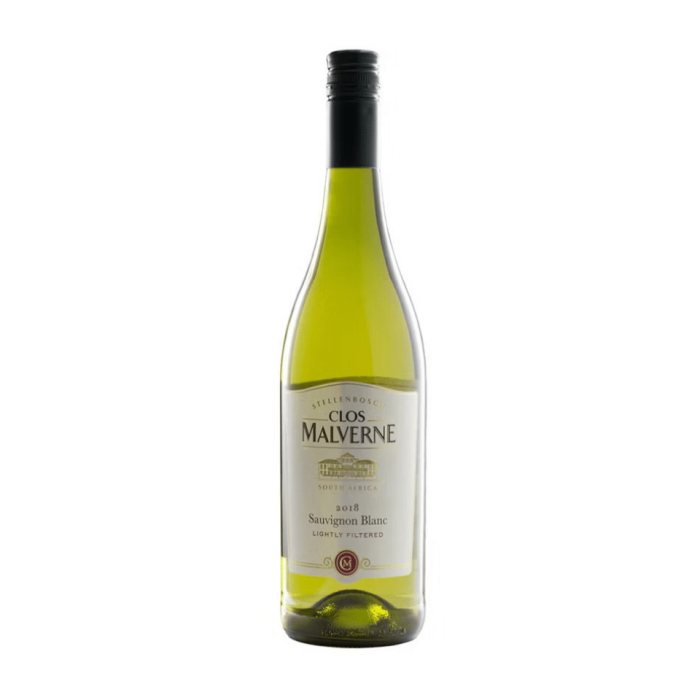 Clos Malverne Sauvignon Blanc 2020 vitvinsflaska