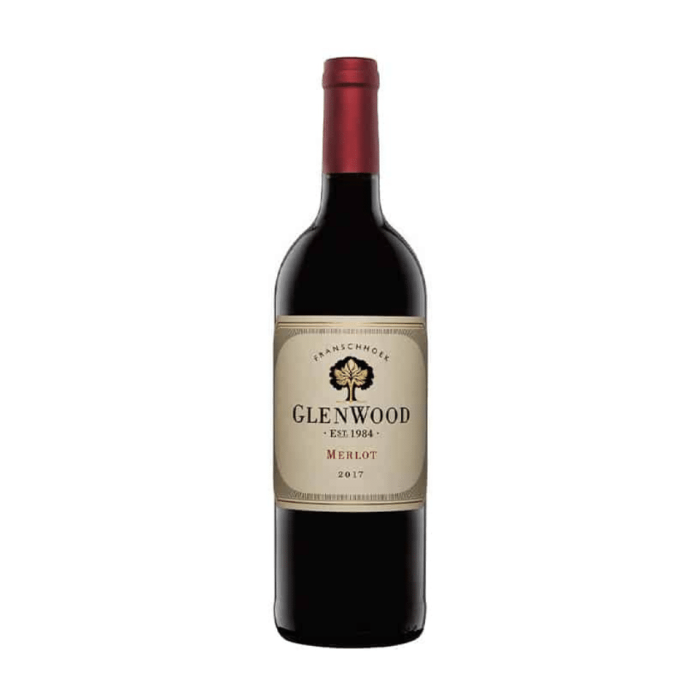 Glenwood Merlot Magnum 2020 rödvinsflaska med etikett