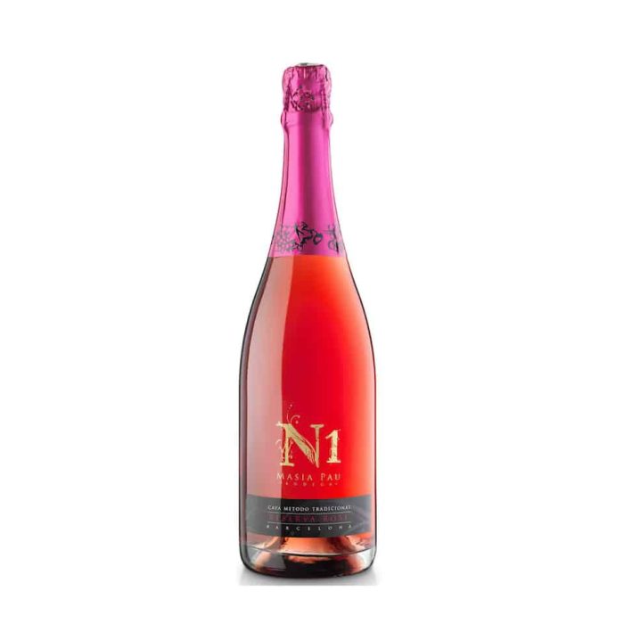 N1 Masia Reserva Rosé rosevinsflaska med etikett