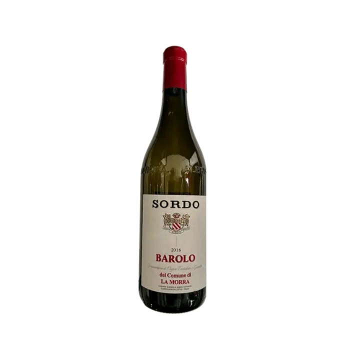 Sordo Barolo “La Morra” 2016 rödvinsflaska med etikett