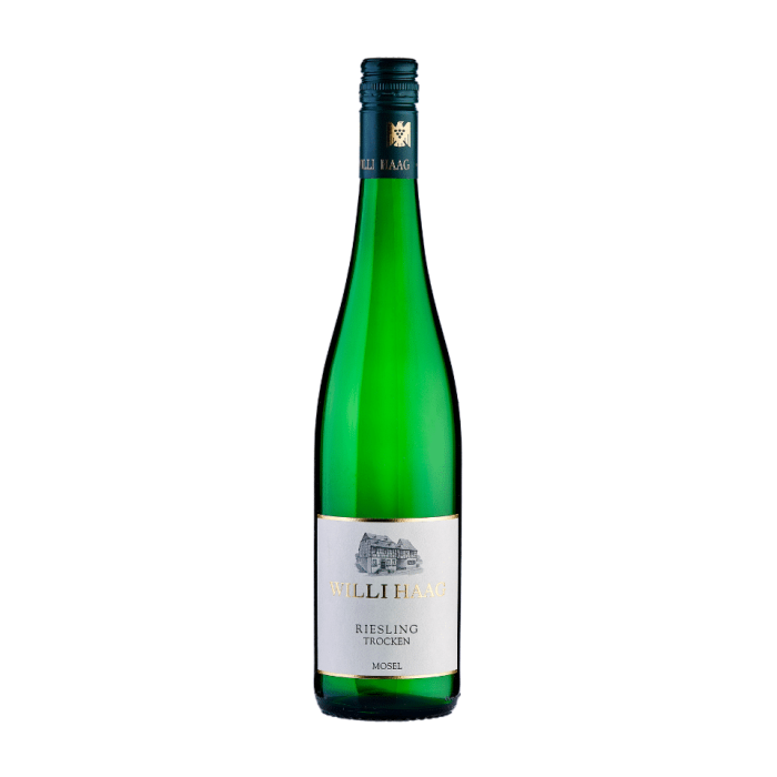 Willi Haag Riesling trocken 2022 VDP Gutswein vitvinsflaska med etikett